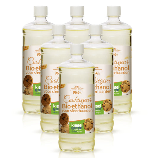 Bioethanol met cookiegeur - 6 x 1 liter