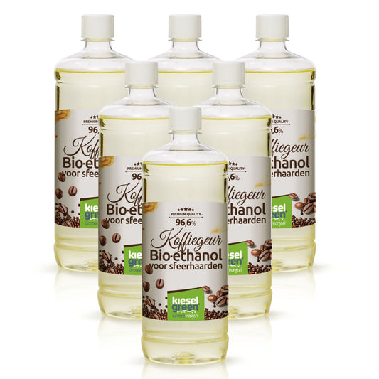 Bioethanol met koffiegeur - 6 x 1 liter