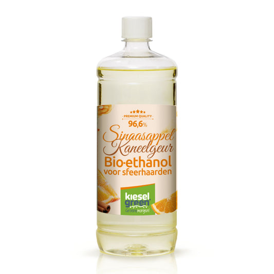 Bioethanol met sinasappel/kaneel geur - 1 liter