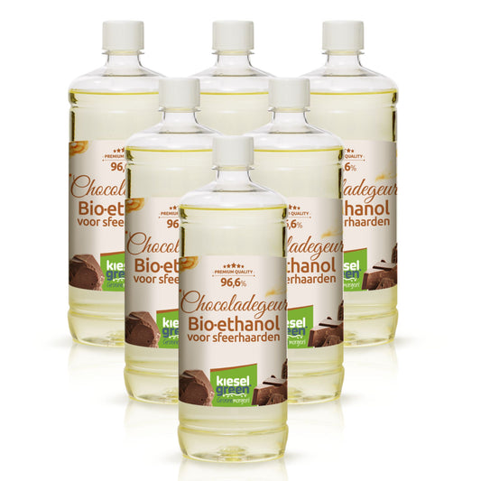 Bioethanol met chocoladegeur - 6 x 1 liter