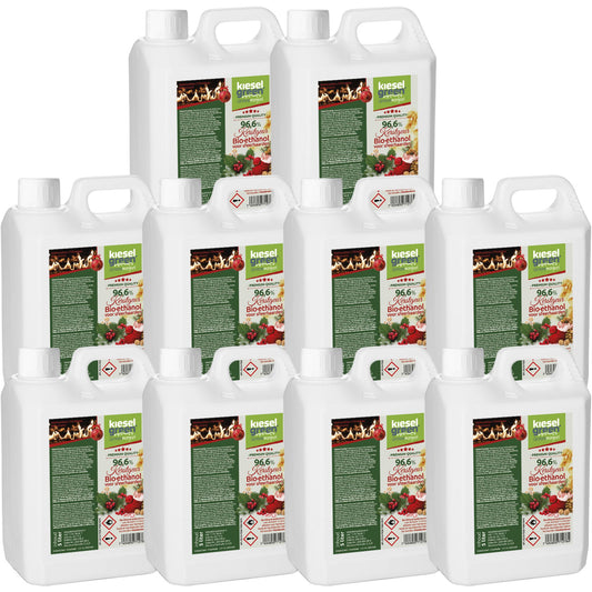 Bioethanol met kerstgeur - 50 liter (10 x 5 liter)