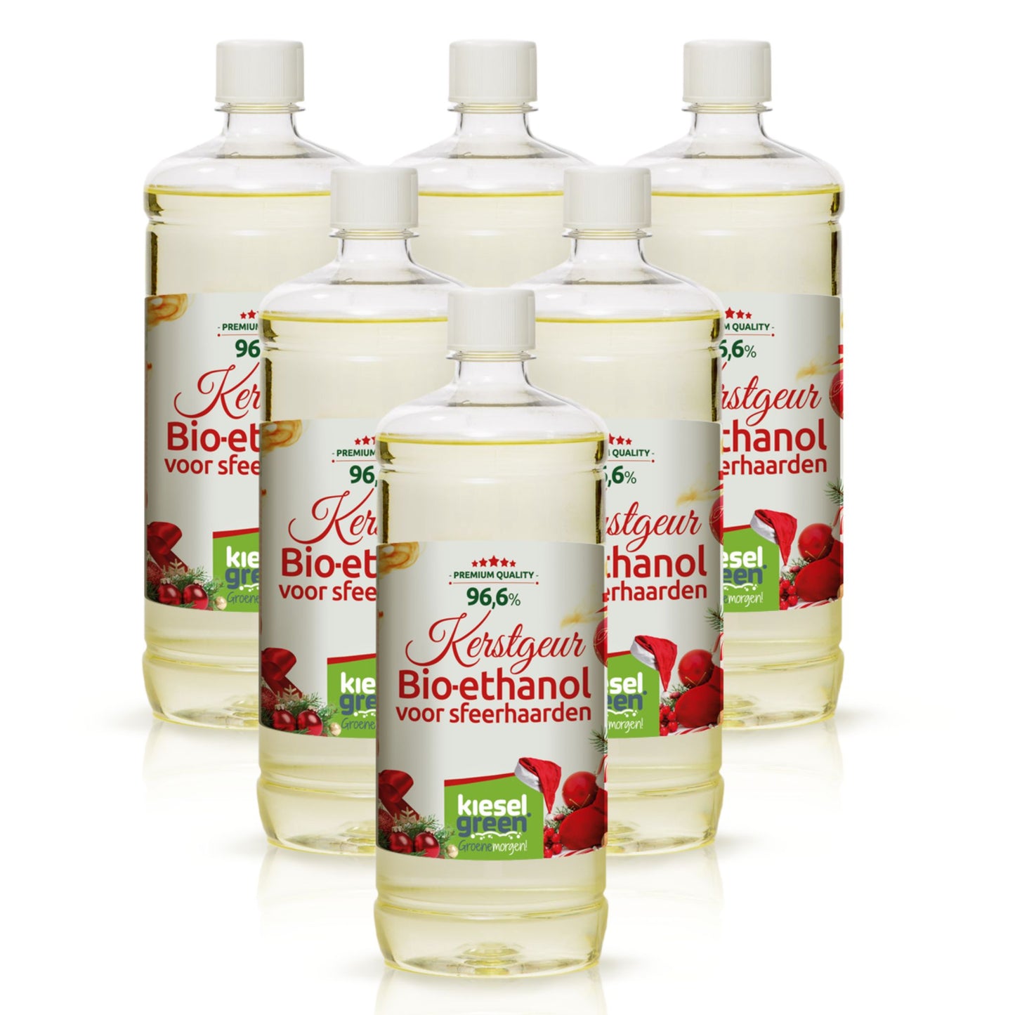 Bioethanol met kerstgeur - 6 x 1 liter